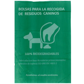 Plastic bag for dog droppings 100% bio 20x33cm (3000 units)