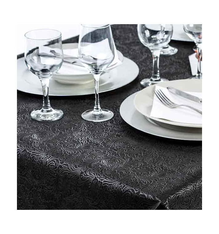 Non-Woven PLUS Tablecloth Black 100x100cm (150 Units) Non-Woven PLUS Tablecloth Black 100x100cm (150 Units)