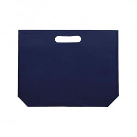 Non-Woven Bag with Die-cut Handles Electric Blu 34+8x26cm (200 Units)