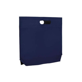 Non-Woven Bag with Die-cut Handles Electric Blu 34+8x26cm (200 Units)