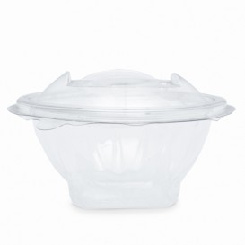 Plastic Salad Bowl APET Round shape Transparente 150ml Ø12cm (21 Units) 
