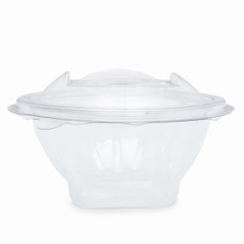 Plastic Salad Bowl APET Round shape Transparente 150ml Ø12cm (420 Units)