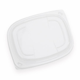 Plastic Lid Transparente Container OPS 800/1000ml 21,5x17x2cm (320 Units)