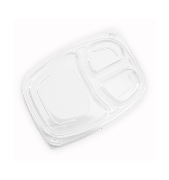 Plastic Lid Transparente Container 3C OPS 1050/1250ml 25,5x18,9x2cm (320 Units) Plastic Lid Transparente Container 3C OPS 1050/1250ml 25,5x18,9x2cm (320 Units)