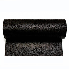 Non-Woven PLUS Tablecloth Roll Black 0,4x50m P30cm (1 Unit) 