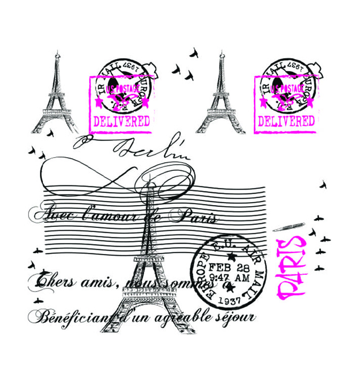 Pre-Cut Paper Tablecloth "Paris" 37g 1,2x1,2m (300 Units) Pre-Cut Paper Tablecloth "Paris" 37g 1,2x1,2m (300 Units)