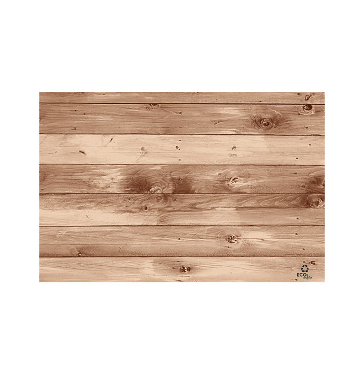Paper Placemats 30x40cm Kraft "Hout" 40g (1000 Units) Paper Placemats 30x40cm Kraft "Hout" 40g (1000 Units)
