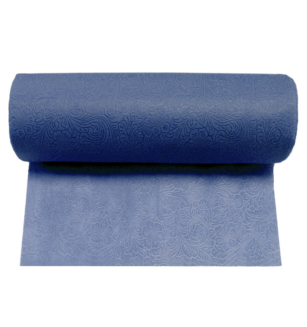 Non-Woven PLUS Tablecloth Roll Blue 1,2x45m P40cm (6 Units) 