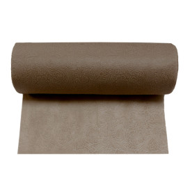 Non-Woven PLUS Tablecloth Roll Brown 1,2x45m P40cm (1 Unit) 