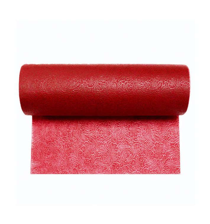 Non-Woven PLUS Tablecloth Roll Red 1,2x45m P40cm (6 Units) Non-Woven PLUS Tablecloth Roll Red 1,2x45m P40cm (6 Units)
