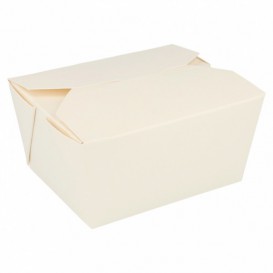 Paper Take-out Container "American" White 11,3x9x6,4cm 780ml (50 Units) 