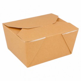 Paper Take-out Container "American" Natural 19,7x14x9cm 2880ml (40 Units) 