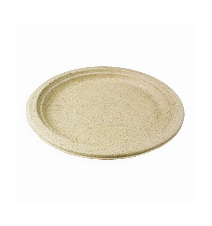 Wheat Straw Plate Natural Ø23 cm (800 Units)