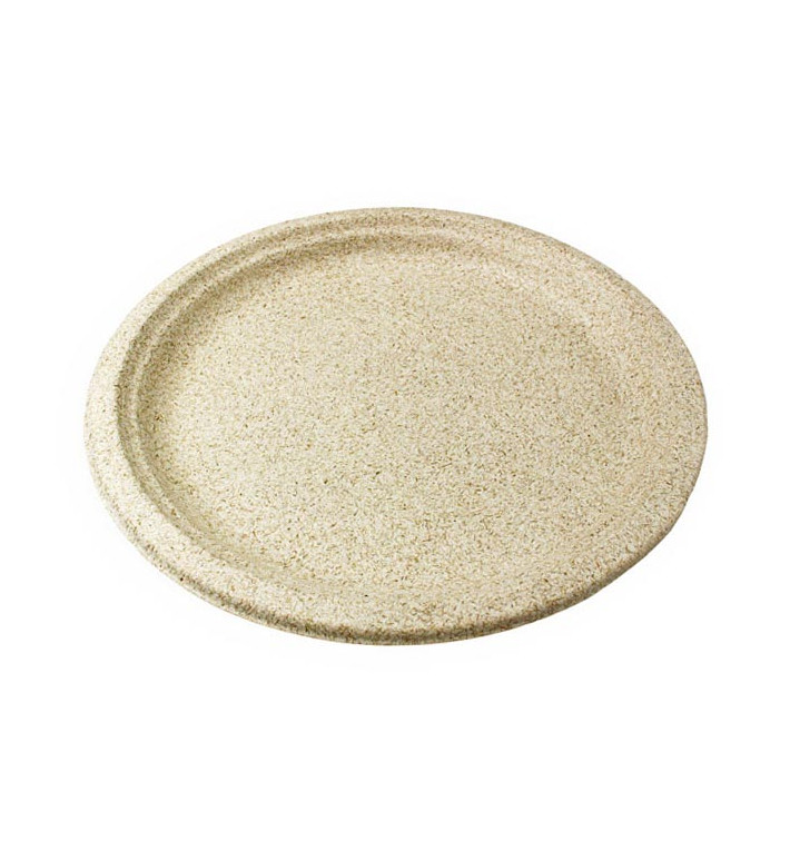 Wheat Straw Plate Natural Ø26 cm (800 Units)