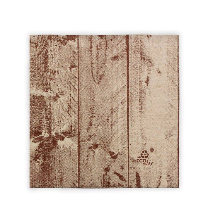 Paper Napkin Double Point "Wood" Kraft 40x40cm (600 Units) Paper Napkin Double Point "Wood" Kraft 40x40cm (600 Units)