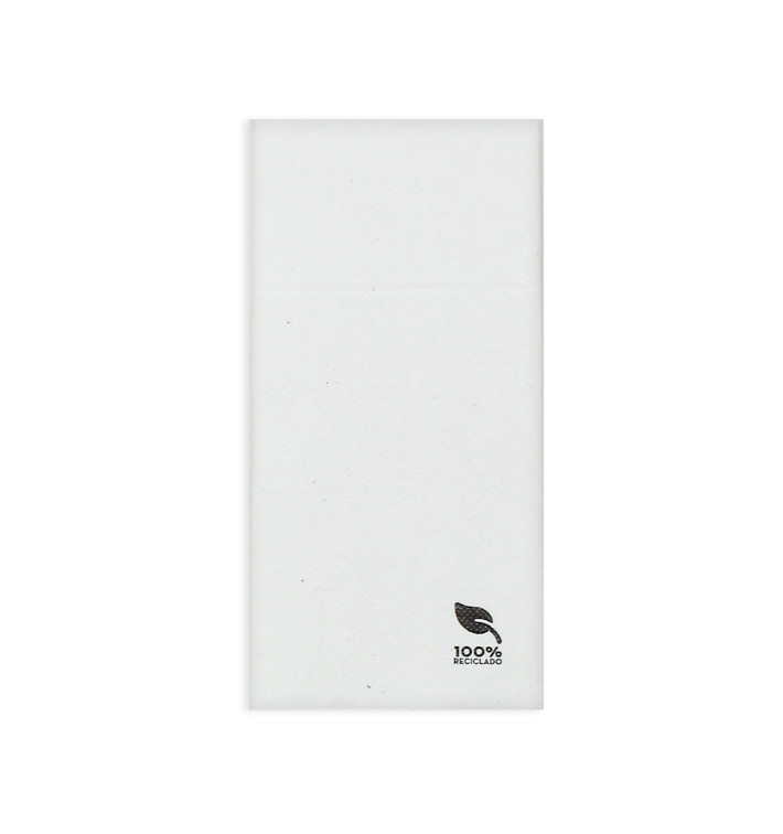 Pocket Fold Paper Napkins White Eco 40x40cm (960 Units) 