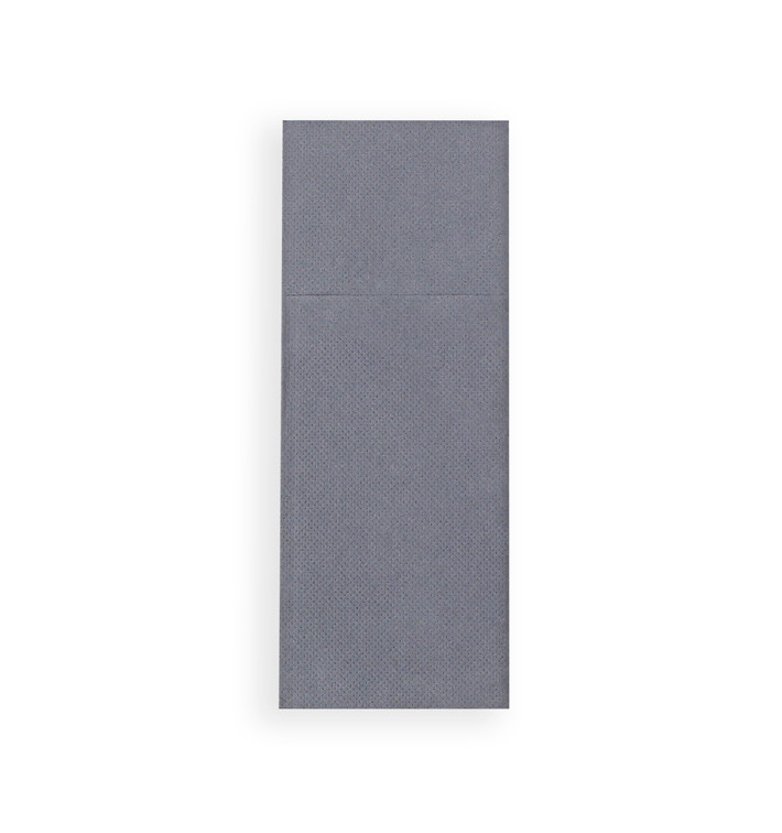 Pocket Fold Paper Napkins Grey 30x40cm (30 Units) Pocket Fold Paper Napkins Grey 30x40cm (30 Units)