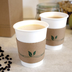 Paper Cup Sleeve Corrugated 12 / 20 Oz (100 Units)