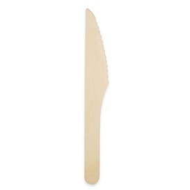 Wooden Knife Wrapped 16,5cm (500 pcs)