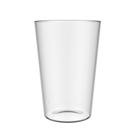 Plastic Pint Glass PS Reusable 420ml (5 Units) 