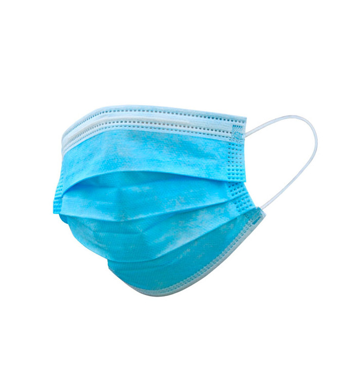 Disposable Surgical Mask Triple Layer Type IIR Blue (50 Units) Disposable Surgical Mask Triple Layer Type IIR Blue (50 Units)