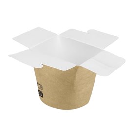 Paper Take-Out Container 100% ECO Kraft 26Oz/780ml (500 Units)