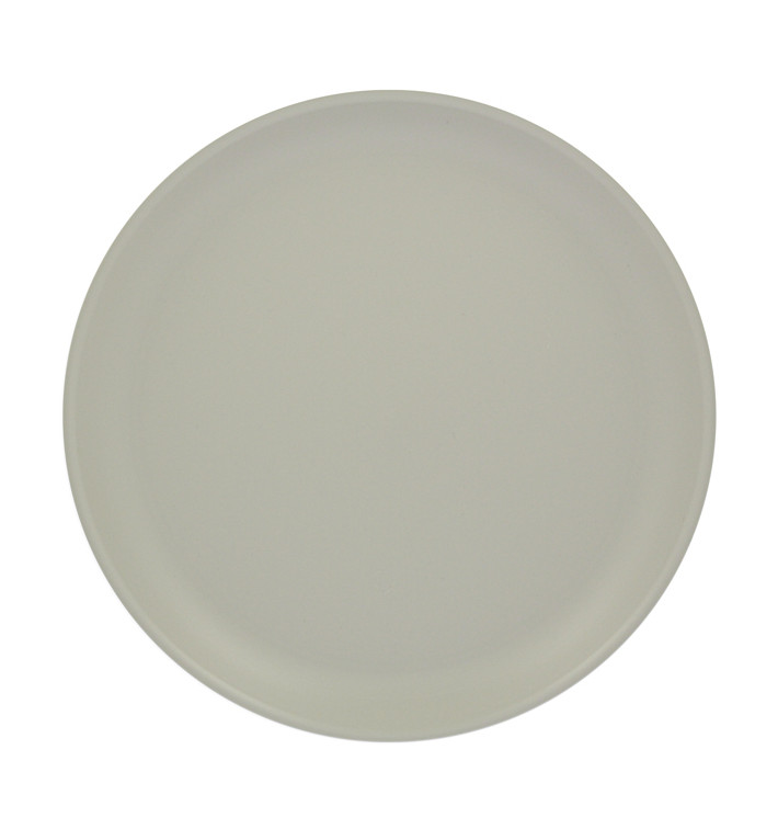 Reusable Plate Premium PP Mineral Grey Ø27,5cm (6 Units) Reusable Plate Premium PP Mineral Grey Ø27,5cm (6 Units)