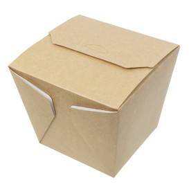 Paper Take-out Container Wok Kraft 950ml (25 Units)