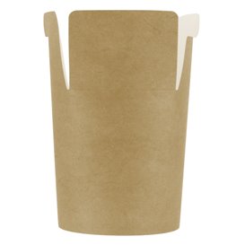 Paper Take-Out Container 100% ECO Kraft 26Oz/780ml (500 Units)