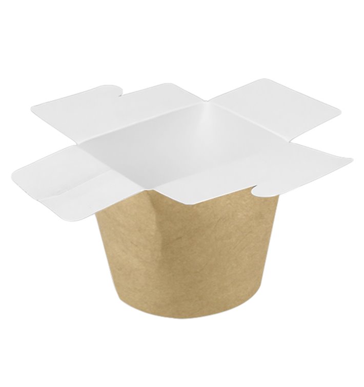 Paper Take-Out Container 100% ECO Kraft 26Oz/780ml (500 Units)