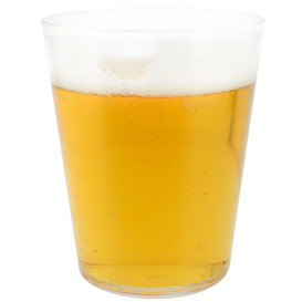 Plastic Pint Glass PS Reusable 420ml (75 Units)