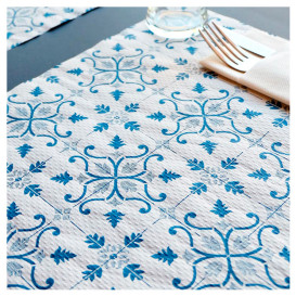 Paper Placemats 30x40cm "La Valenciana" Turquoise 40g/m² (1000 Units)