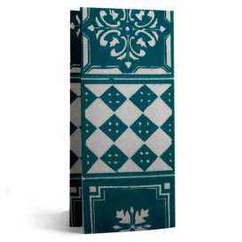 Paper Napkin Double Point 1/8 33x40cm "Alhambra" Turquoise (50 Units) 