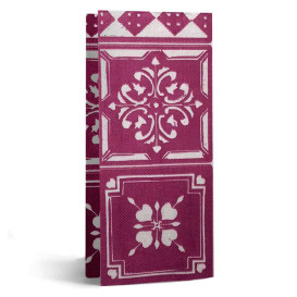 Paper Napkin Double Point 1/8 33x40cm "Alhambra" Purple (50 Units) 