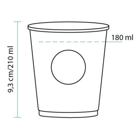 MPC108 - Matthews Mixing Cups 8oz - 100/box - Wensco Sign Supply