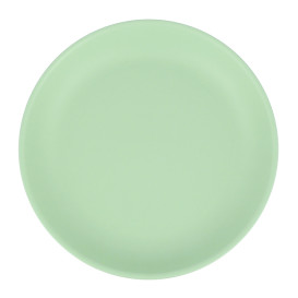 Reusable Plate Durable PP Mineral Green Ø21cm (54 Units)