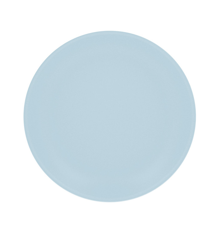 Reusable Plate Durable PP Mineral Blue Ø27,5cm (6 Units) Reusable Plate Durable PP Mineral Blue Ø27,5cm (6 Units)