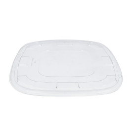 Plastic Lid rPET Crystal 13x13cm (300 Units)