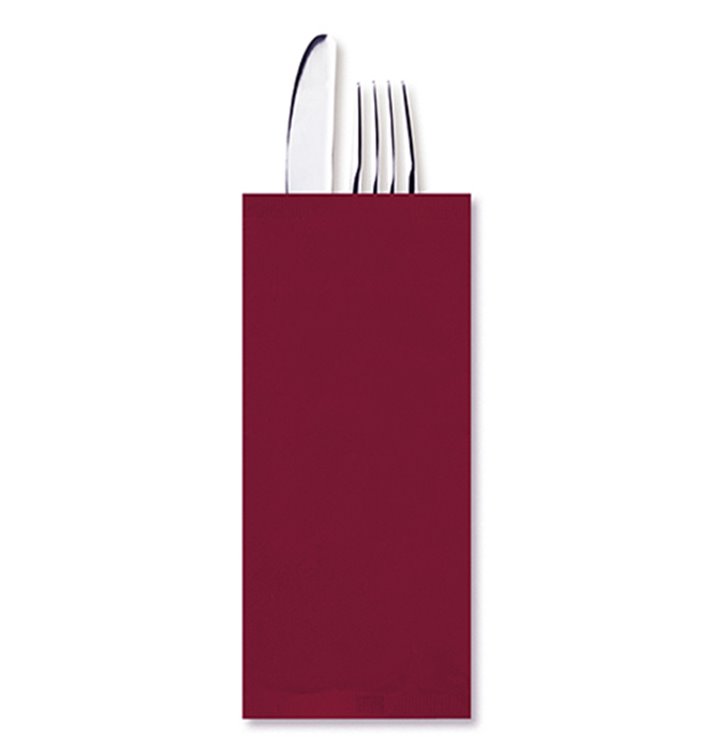 Paper Cutlery Envelopes Crèmeh Napkin Burgundy (100 Units) Paper Cutlery Envelopes Crèmeh Napkin Burgundy (100 Units)