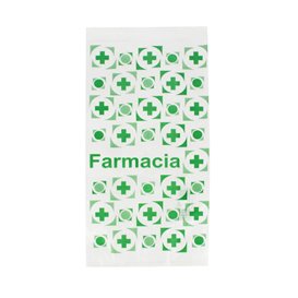 Paper Bag Pharmacy White 14+7x24cm (1000 Units)