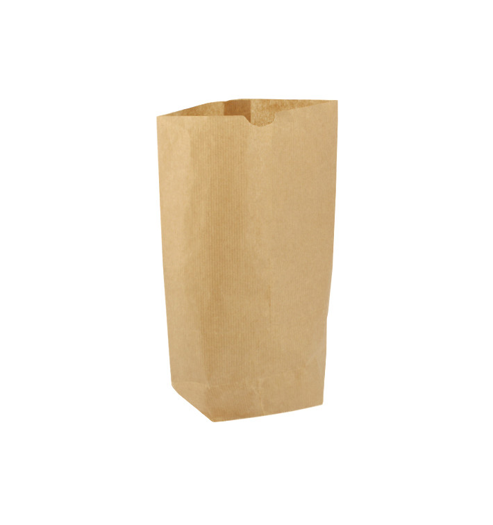 Paper Bag with Hexagonal Base Kraft 17x22cm (50 Units) Paper Bag with Hexagonal Base Kraft 17x22cm (50 Units)
