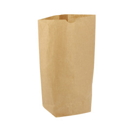 Paper Bag with Hexagonal Base Kraft 19x26cm (50 Units)