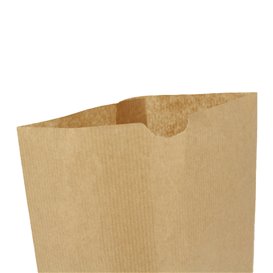 Paper Bag with Hexagonal Base Kraft 23x35cm (50 Units)