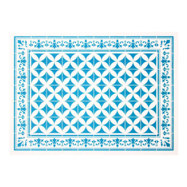 Paper Placemats 30x40cm "Alhambra" Turquoise 50g/m² (1000 Units)