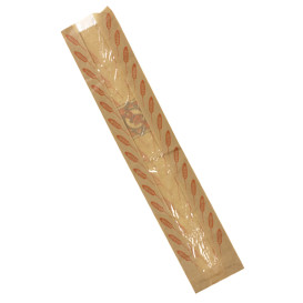 Paper Food Bag "Espigas" 9+5x50cm (125 Units) 