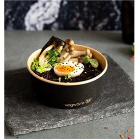 Paperboard Menu Box Kraft 20x20x8,5cm (55 Units)