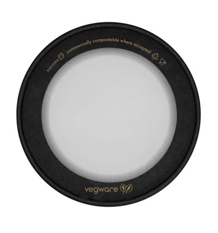 Paperboard Burger Box Kraft with Window 14x13,5x6,5cm (300 Units)