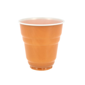 Plastic Cup PS Vending "Design" Two Tones 166ml Ø7,0cm (3000 Units)