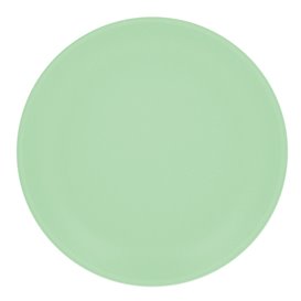 Reusable Plate Durable PP Mineral Green Ø27,5cm (54 Units)