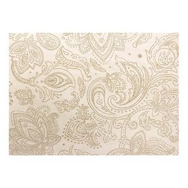 Non-Woven Tablecloth Roll 1,2x50m "Mandala" Cream 50g/m² P40cm (4 Units)